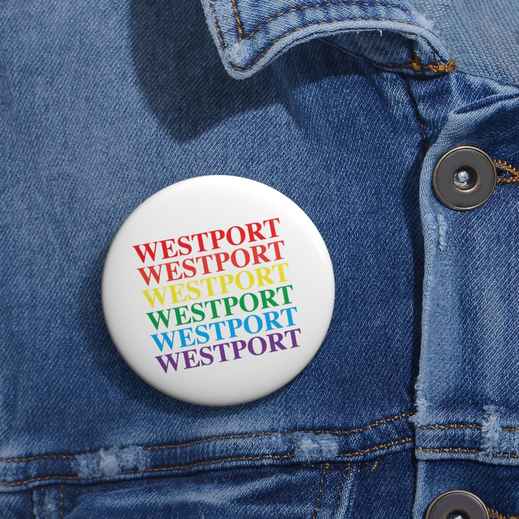 Westport Pride Pin Buttons