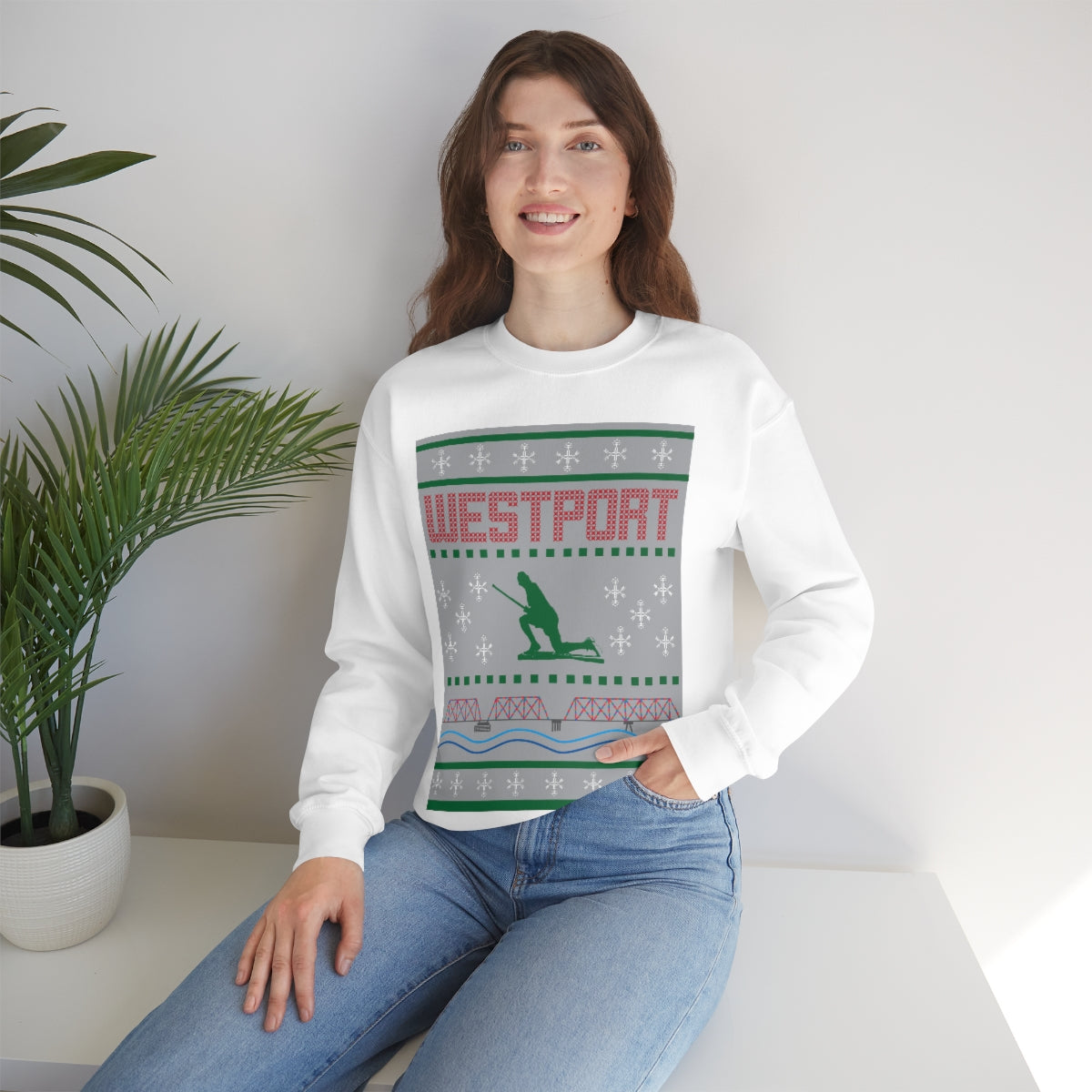 Westport Ugly Holiday Unisex Heavy Blend™ Crewneck Sweatshirt