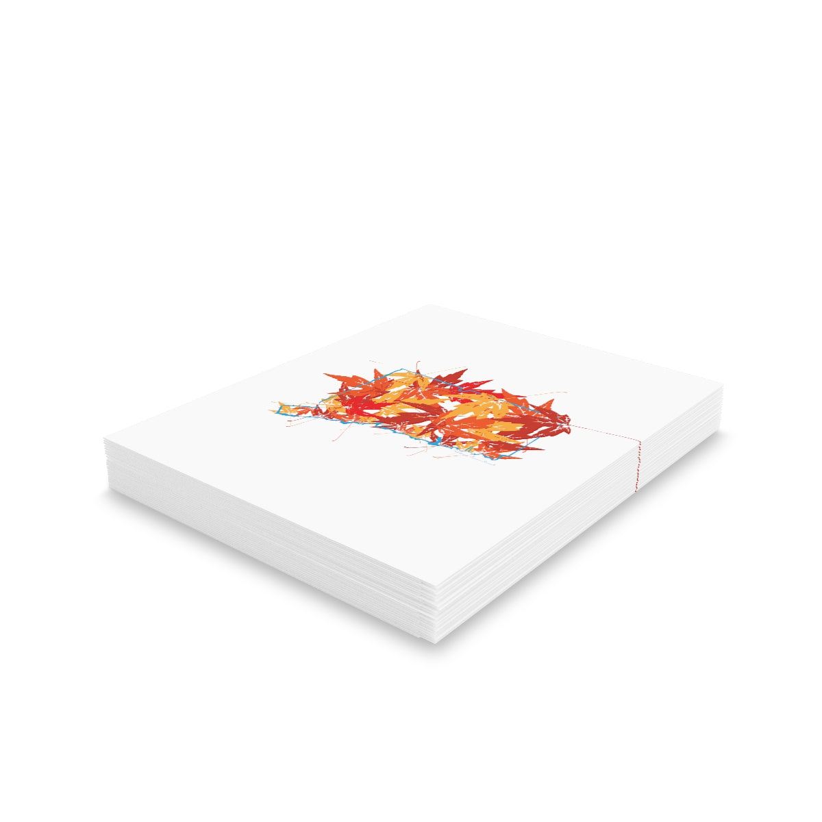 Connecticut Leaves Greeting Cards (8, 16, and 24 pcs)