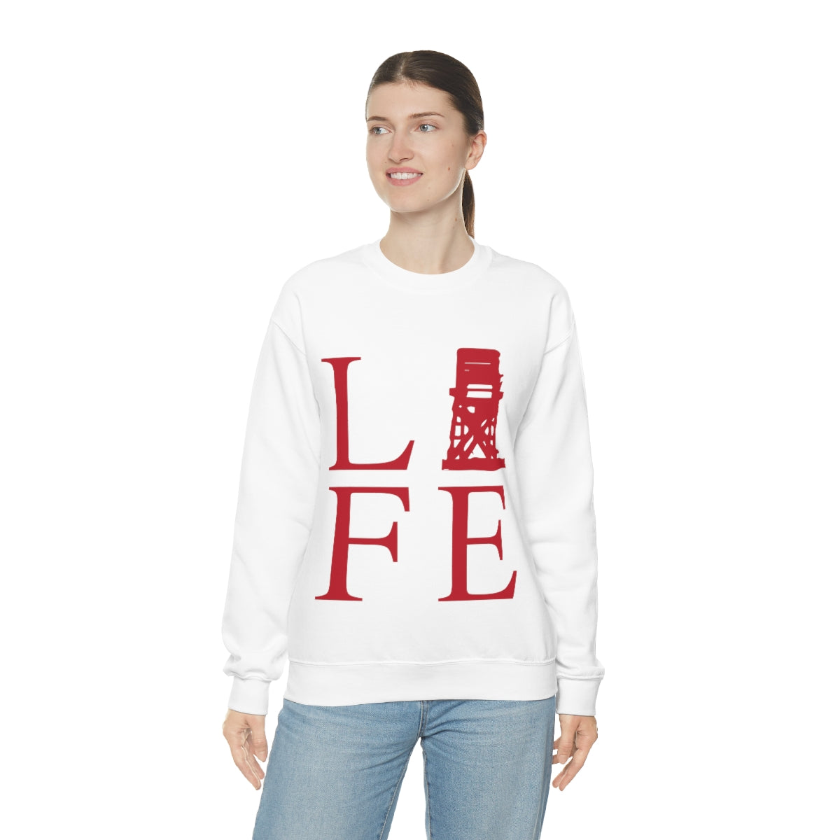 Fairfield Life (front) Unisex Heavy Blend™ Crewneck Sweatshirt