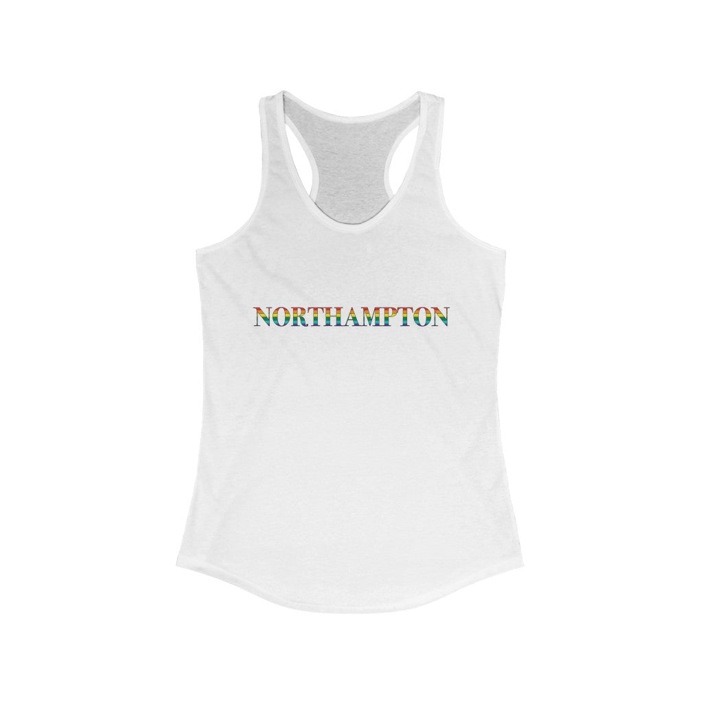 Northampton Rainbow Women's Ideal Racerback Tank