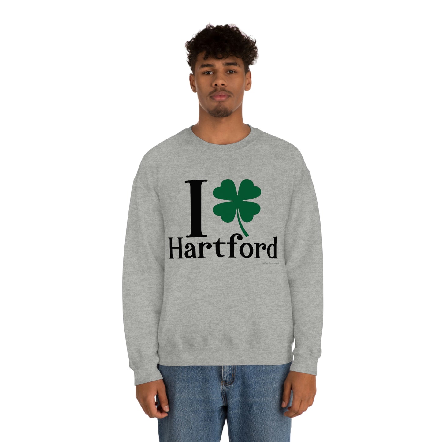 I Clover Hartford Unisex Heavy Blend™ Crewneck Sweatshirt