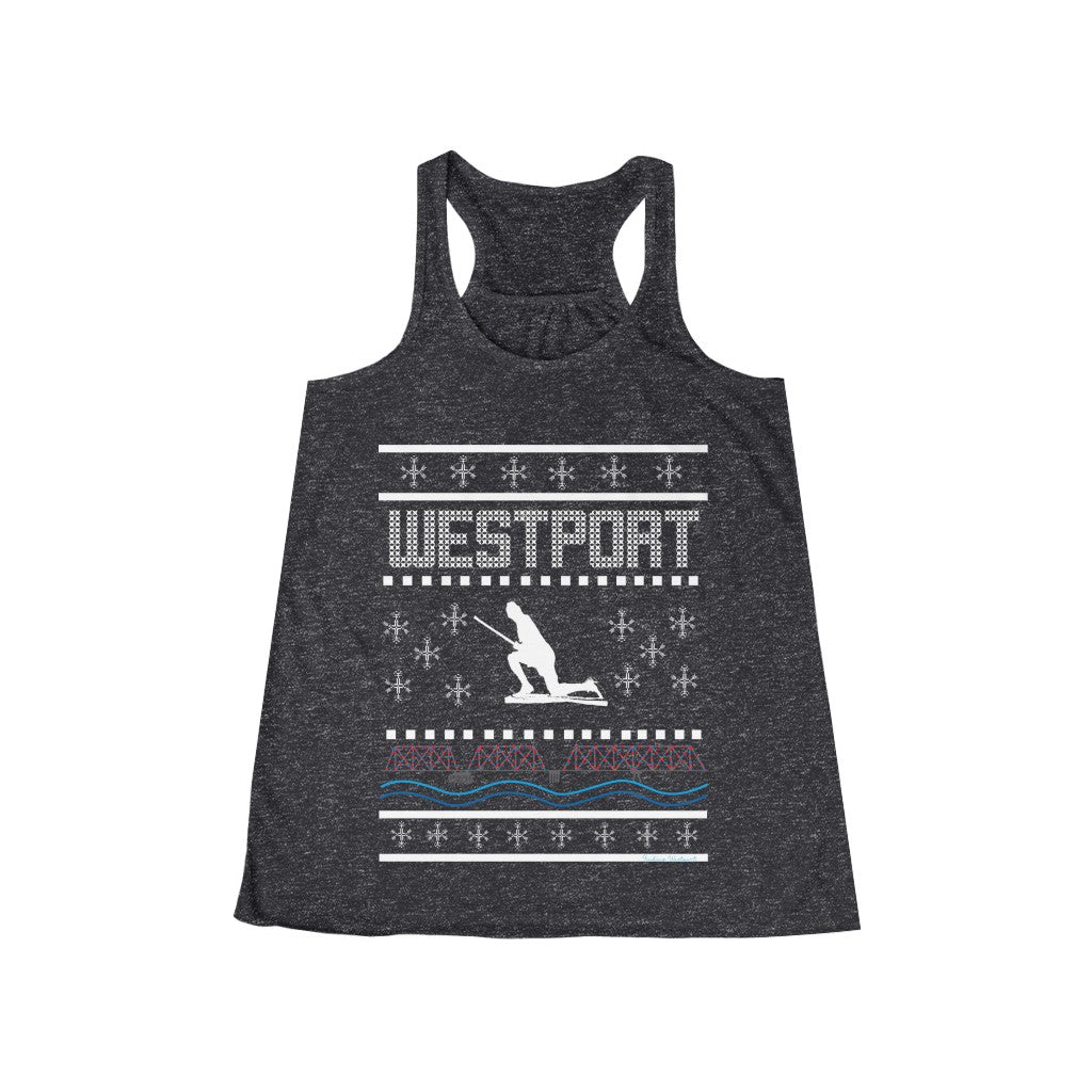 Westport Ugly Holiday Women's Flowy Racerback Tank