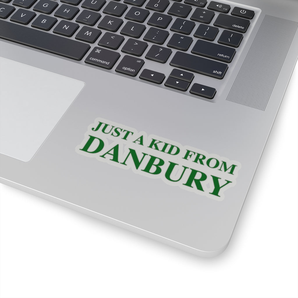 just a kid from danbury connecticut sticker