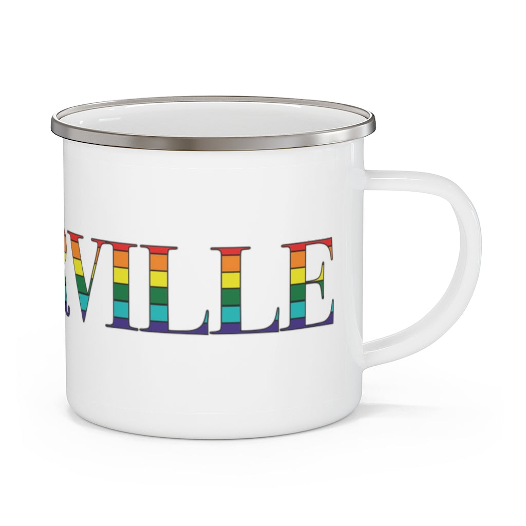 Waterville Rainbow Enamel Camping Mug