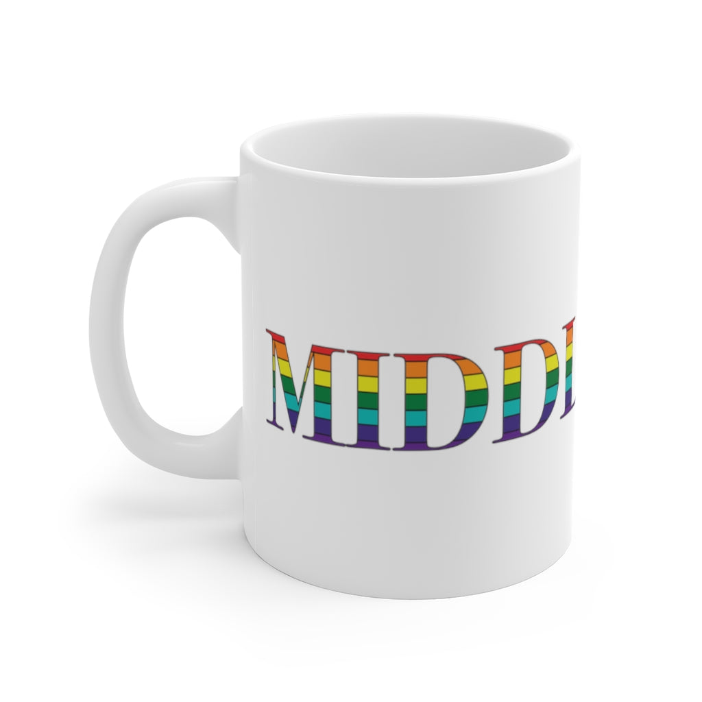 Middletown Rainbow White Ceramic Mug