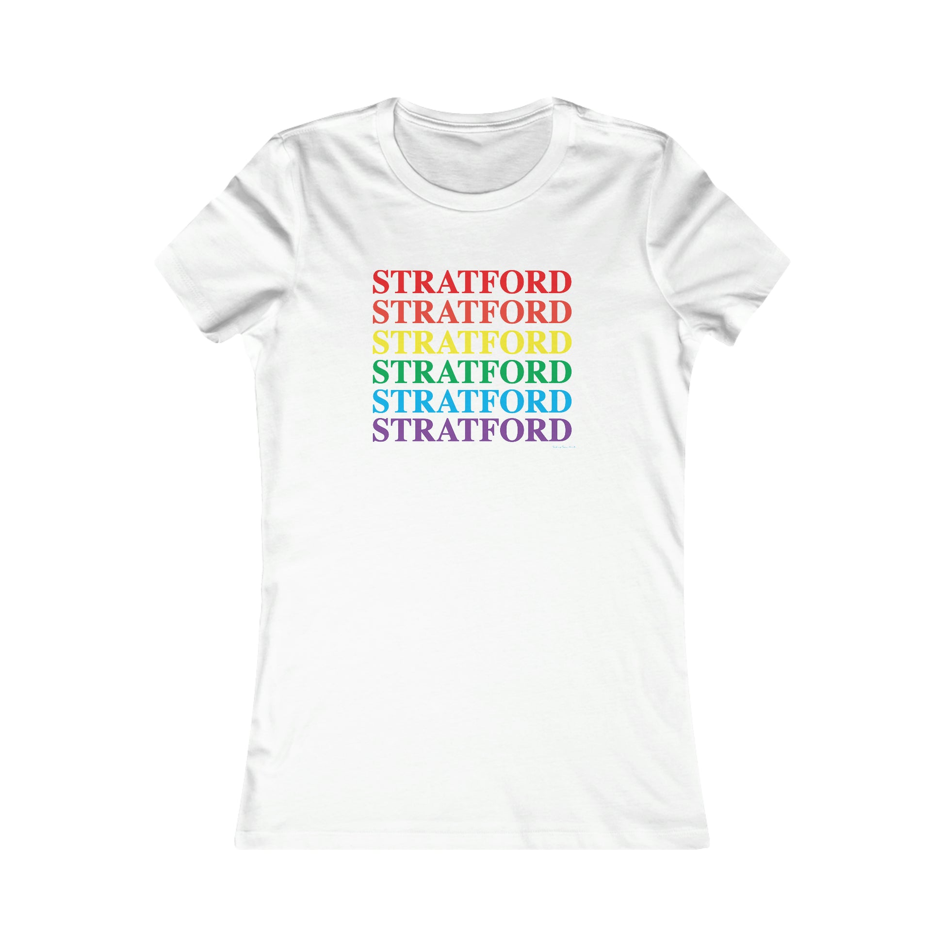 stratford ct pride womens tee shirt 