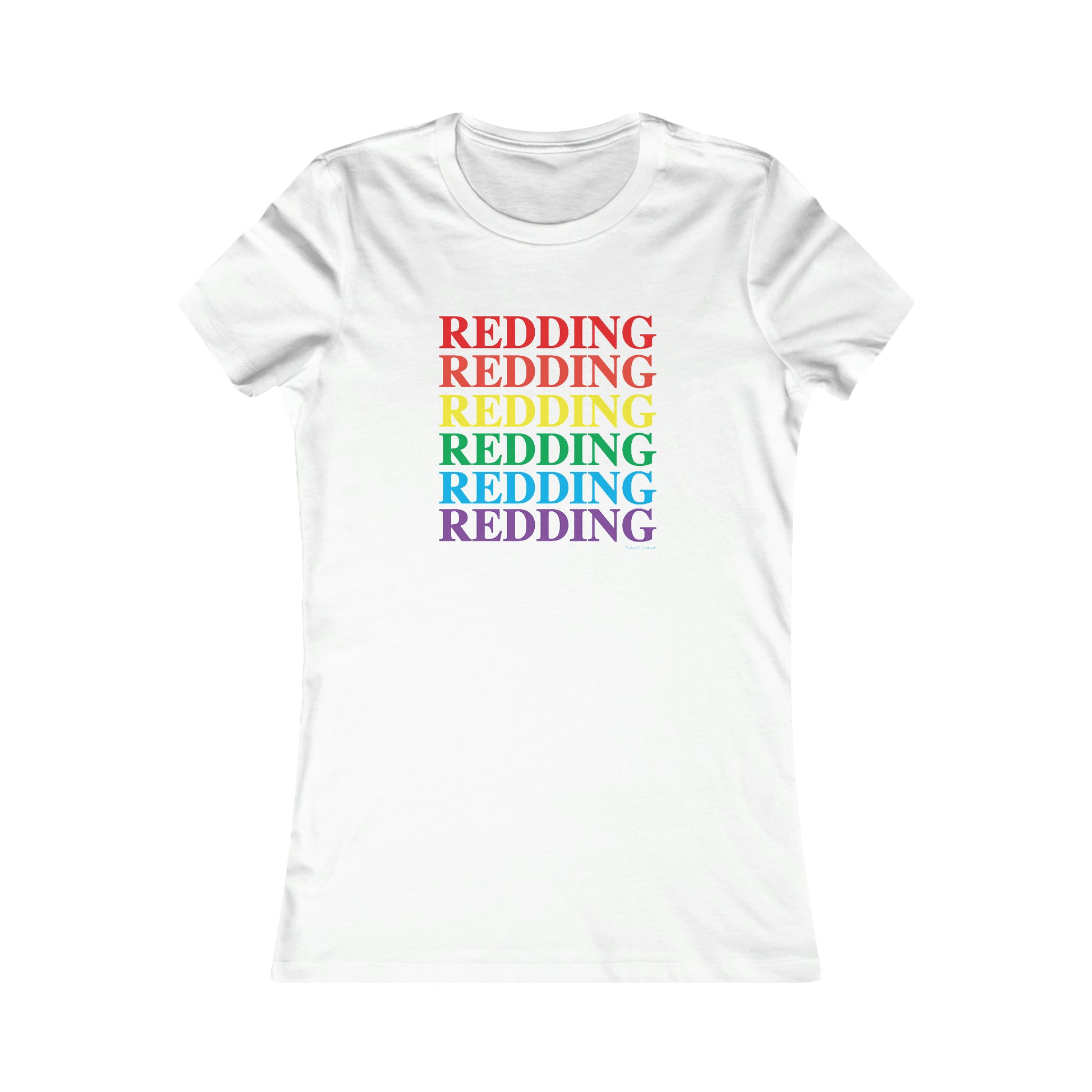 Redding Pride womens tee shirt 