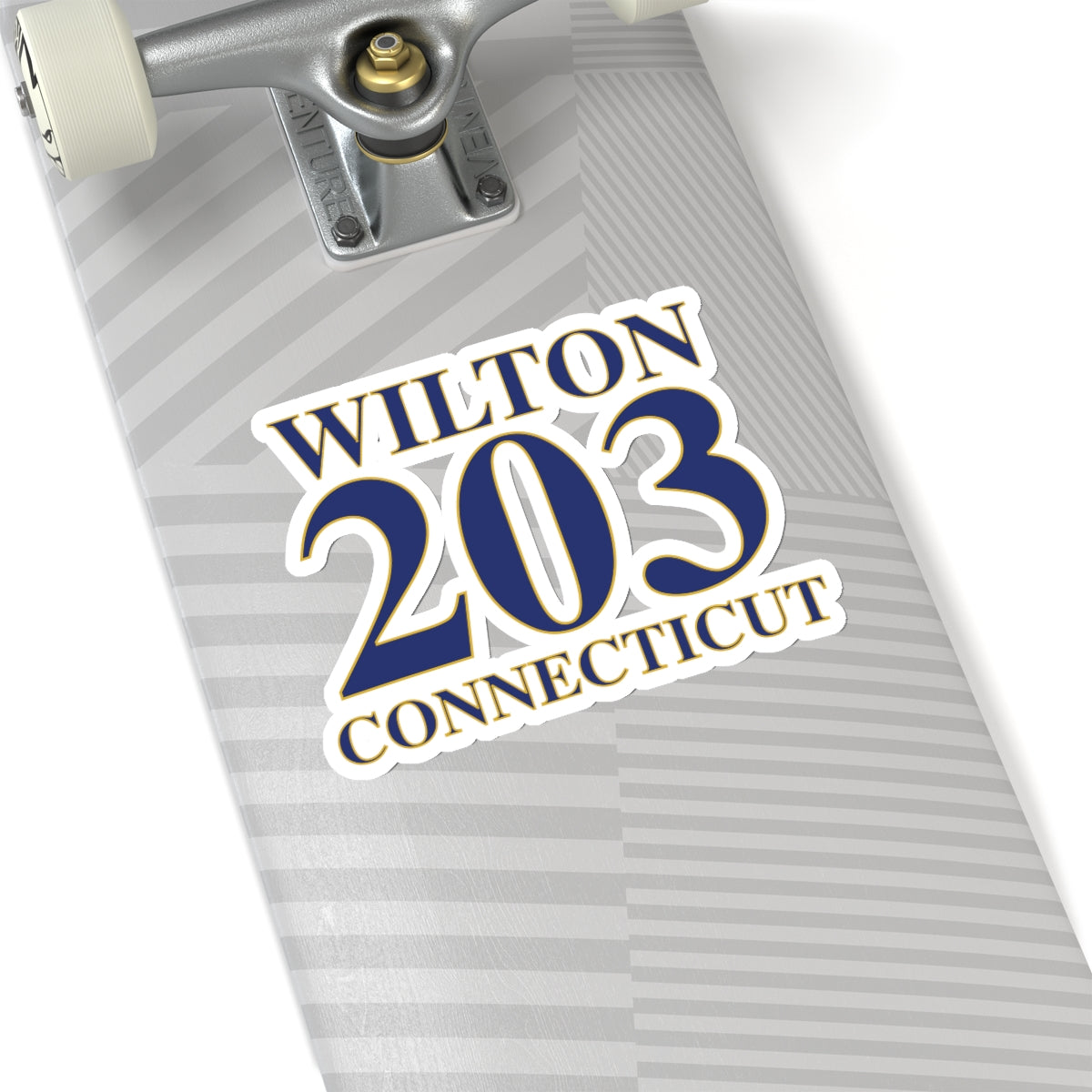 Wilton 203 Connecticut Kiss-Cut Stickers