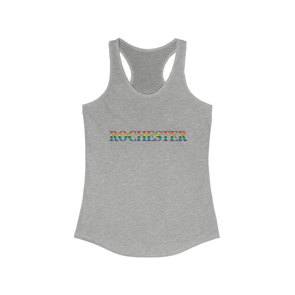 Rochester Rainbow Women's Ideal Racerback Tank