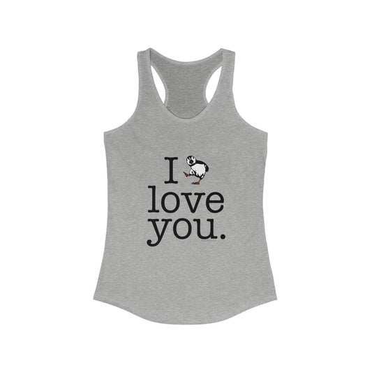 I Puffin Love You womens tanktop shirt