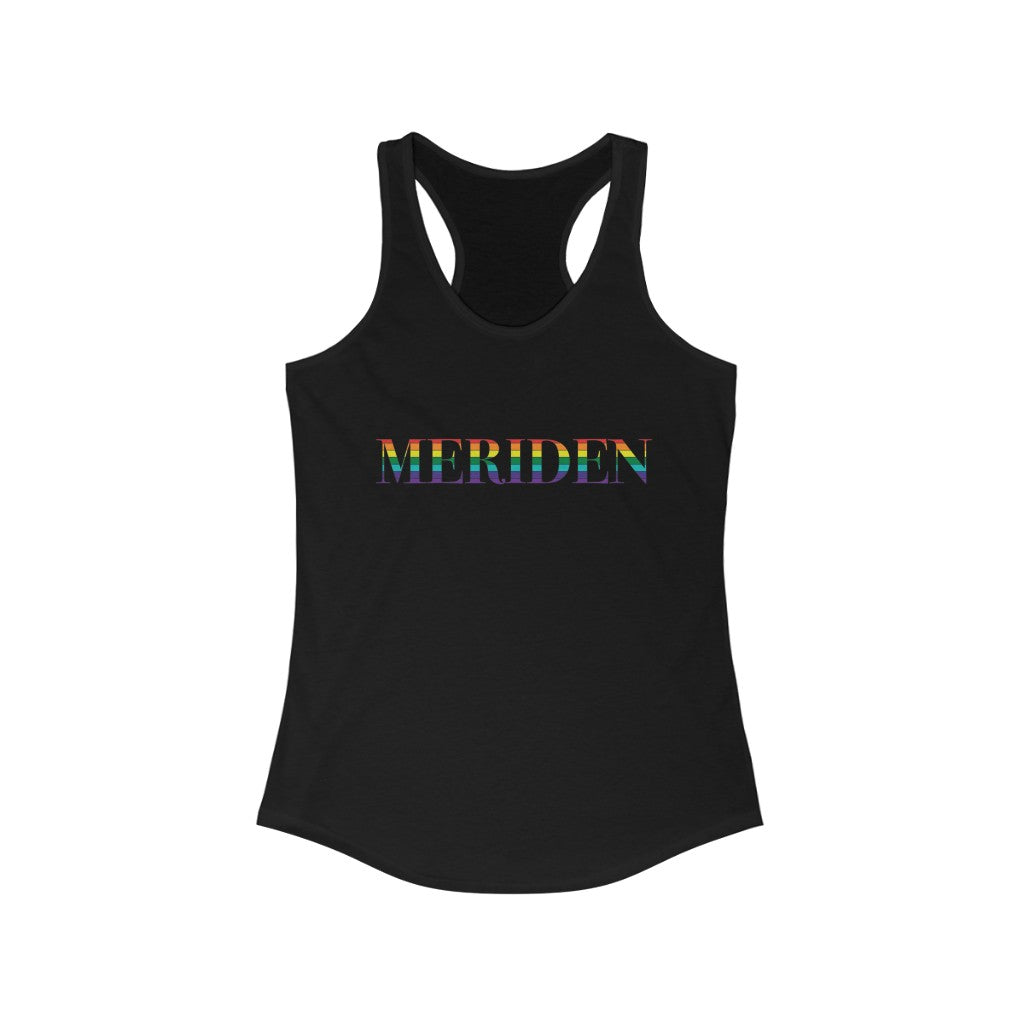 Meriden Rainbow Women's Ideal Racerback Tank