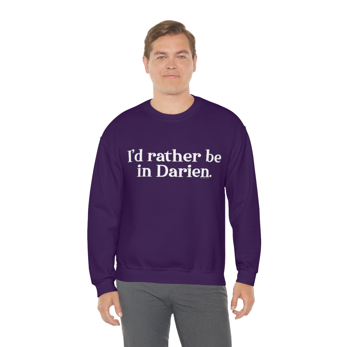 I'd rather be in Darien. Unisex Heavy Blend™ Crewneck Sweatshirt