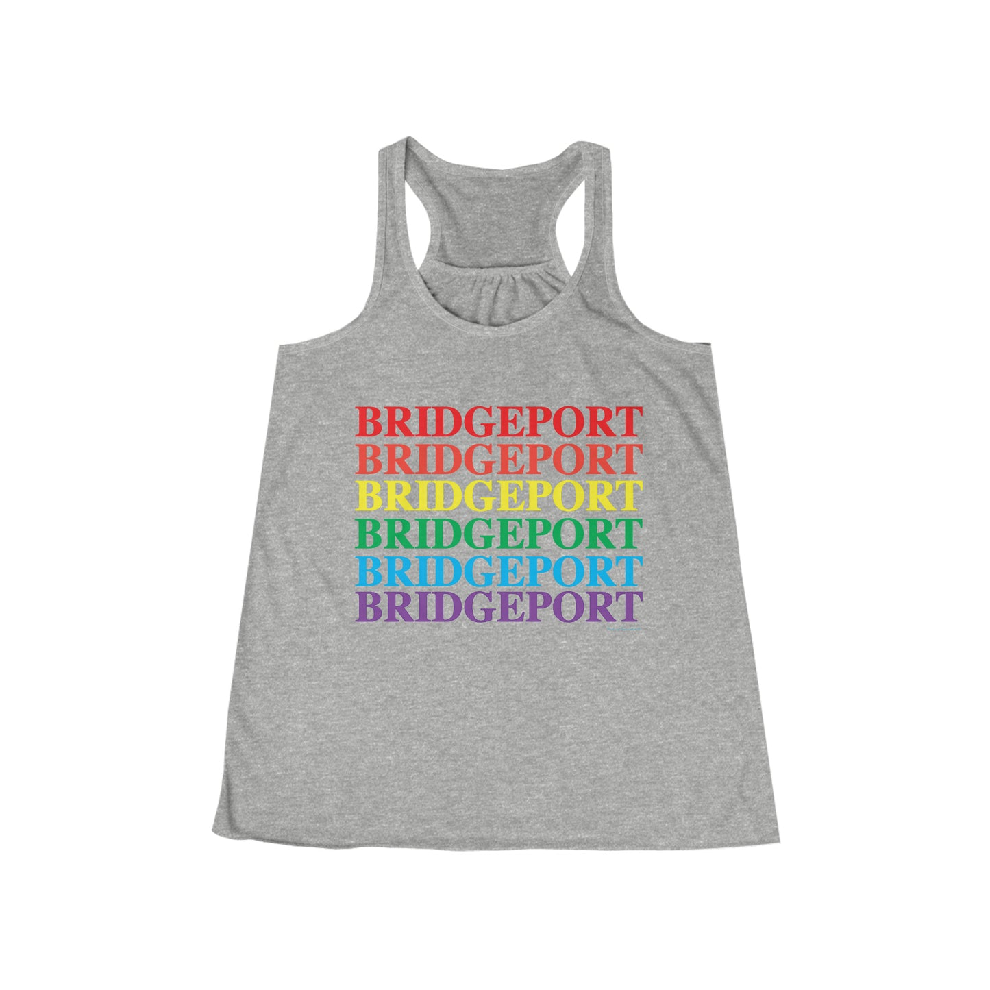 Bridgeport Pride Women's Flowy Racerback Tank