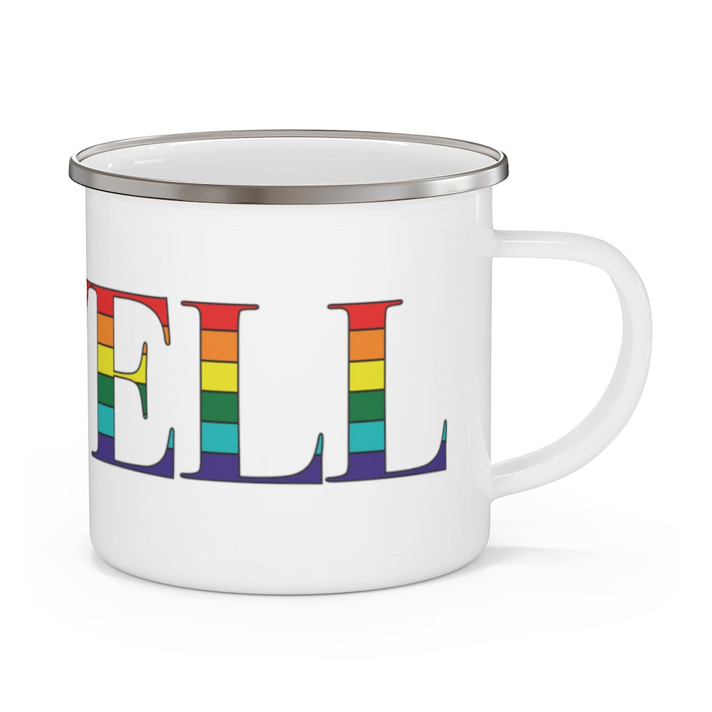 Lowell Rainbow Enamel Camping Mug