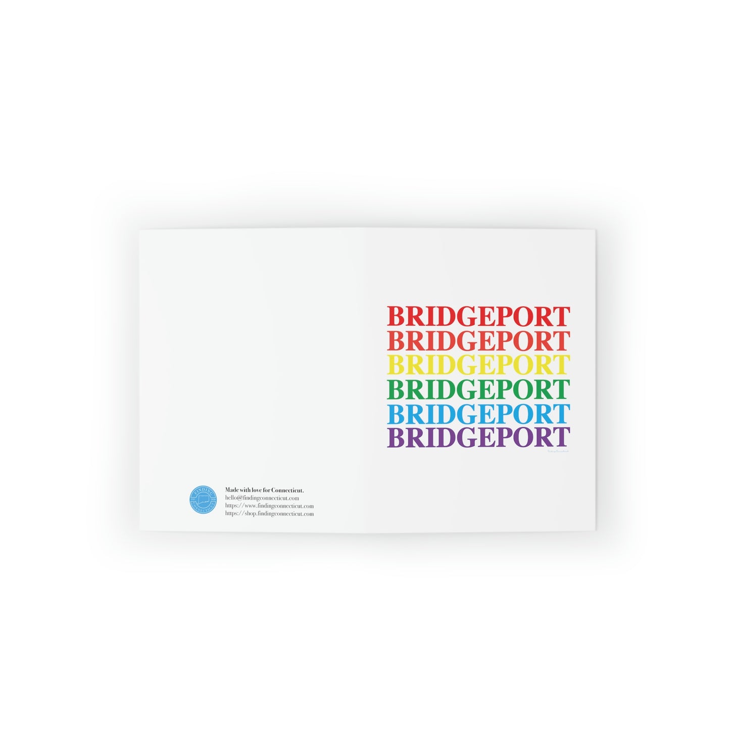 Bridgeport Pride Greeting Cards (8, 16, and 24 pcs)