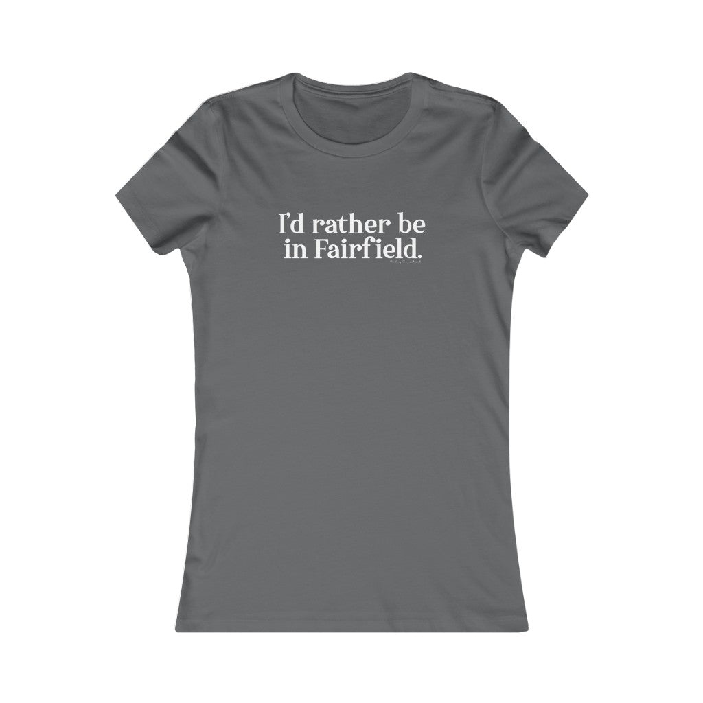 fairfield ct / connecticut women's tee shirt 