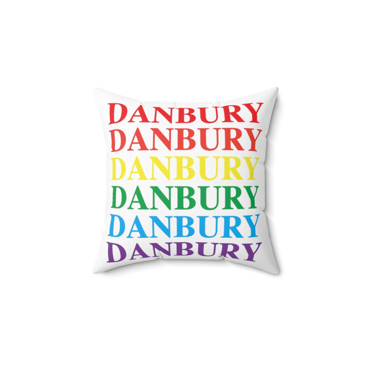 Danbury Pride Spun Polyester Square Pillow