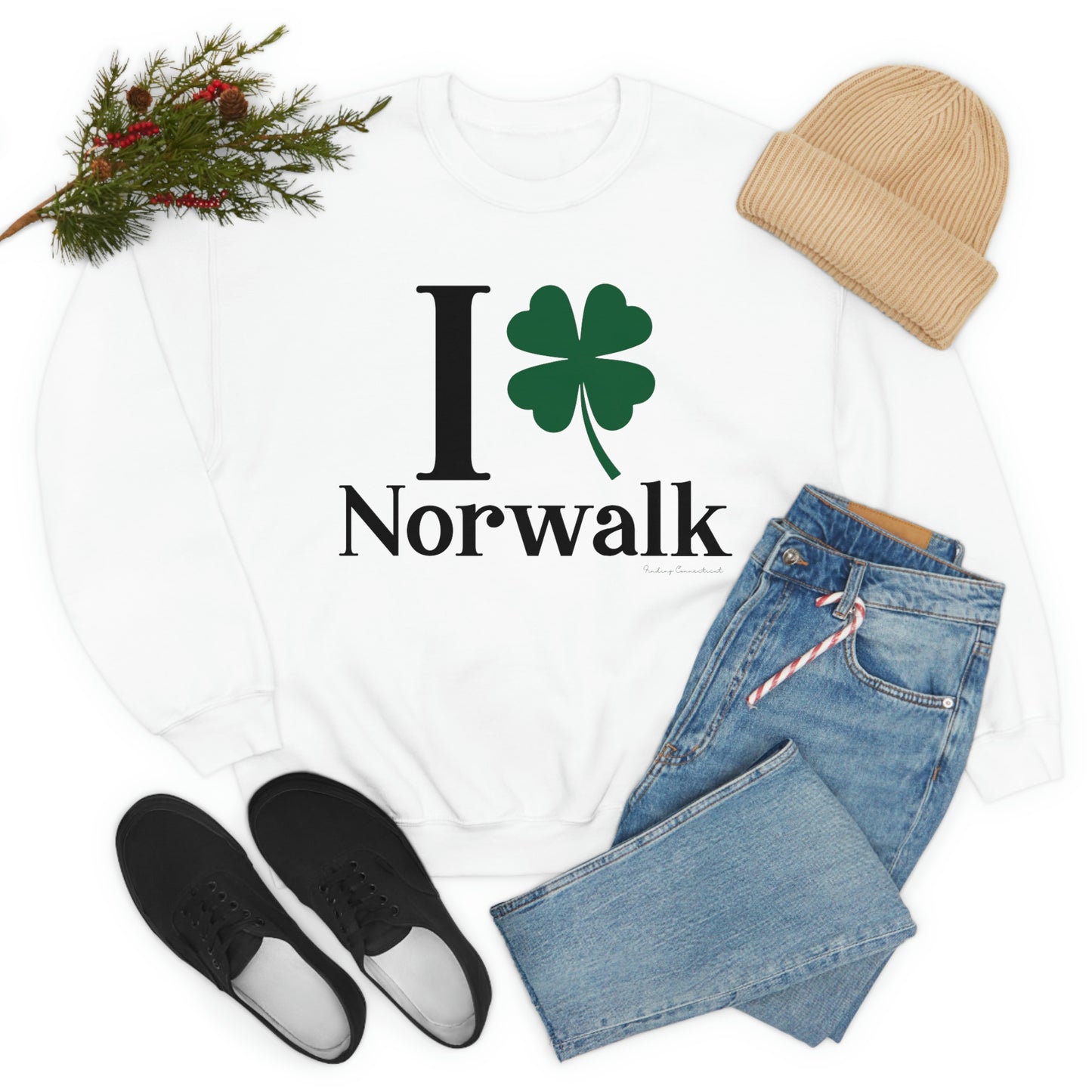 I Clover Norwalk Unisex Heavy Blend™ Crewneck Sweatshirt