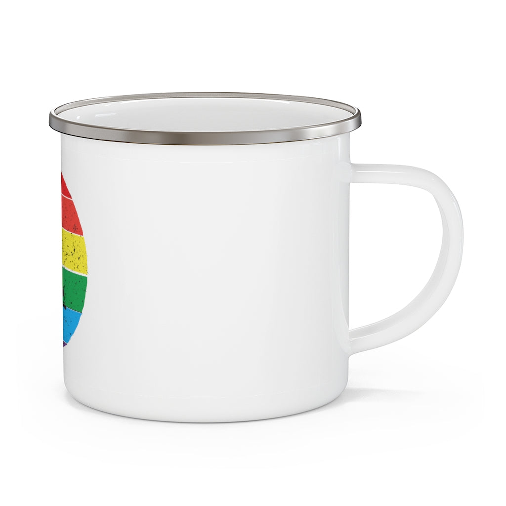 Minuteman Pride Enamel Camping Mug