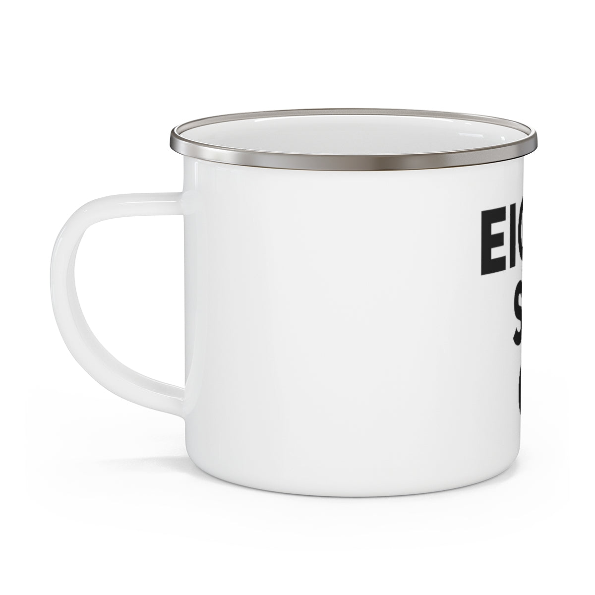 Eight Six O' Enamel Camping Mug