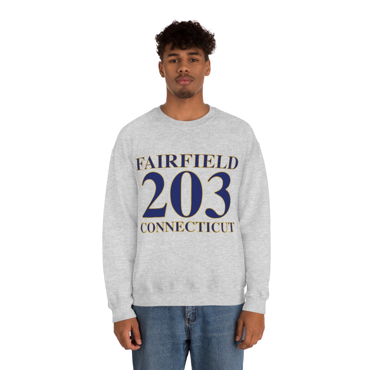 Fairfield 203 Connecticut Unisex Heavy Blend™ Crewneck Sweatshirt