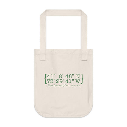 New Canaan Coordinates Organic Canvas Tote Bag