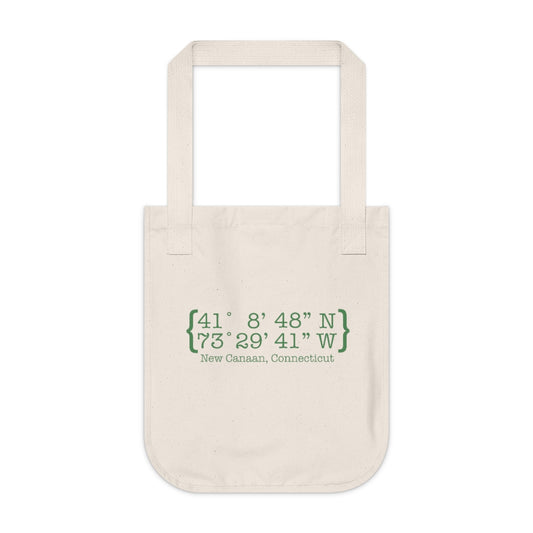 New Canaan Coordinates Organic Canvas Tote Bag