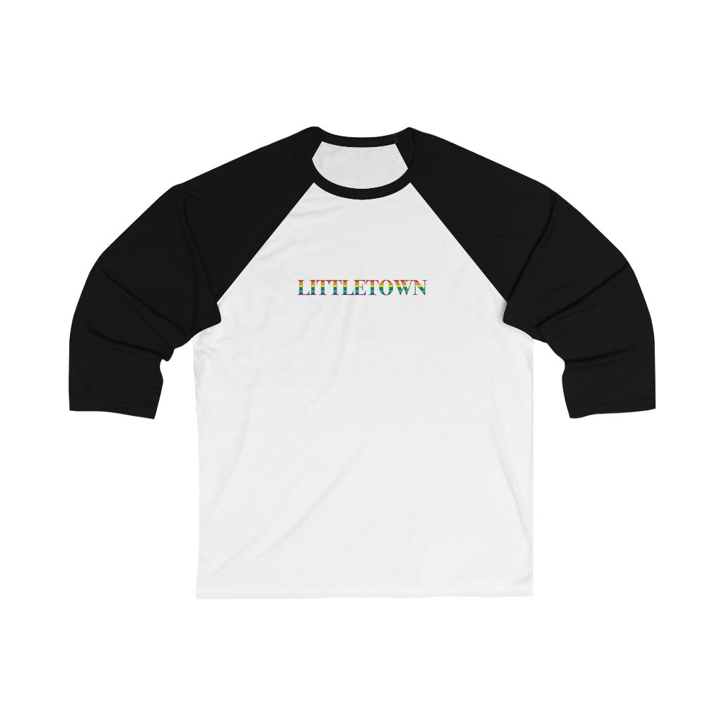 Littletown Rainbow Unisex 3\4 Sleeve Baseball Tee