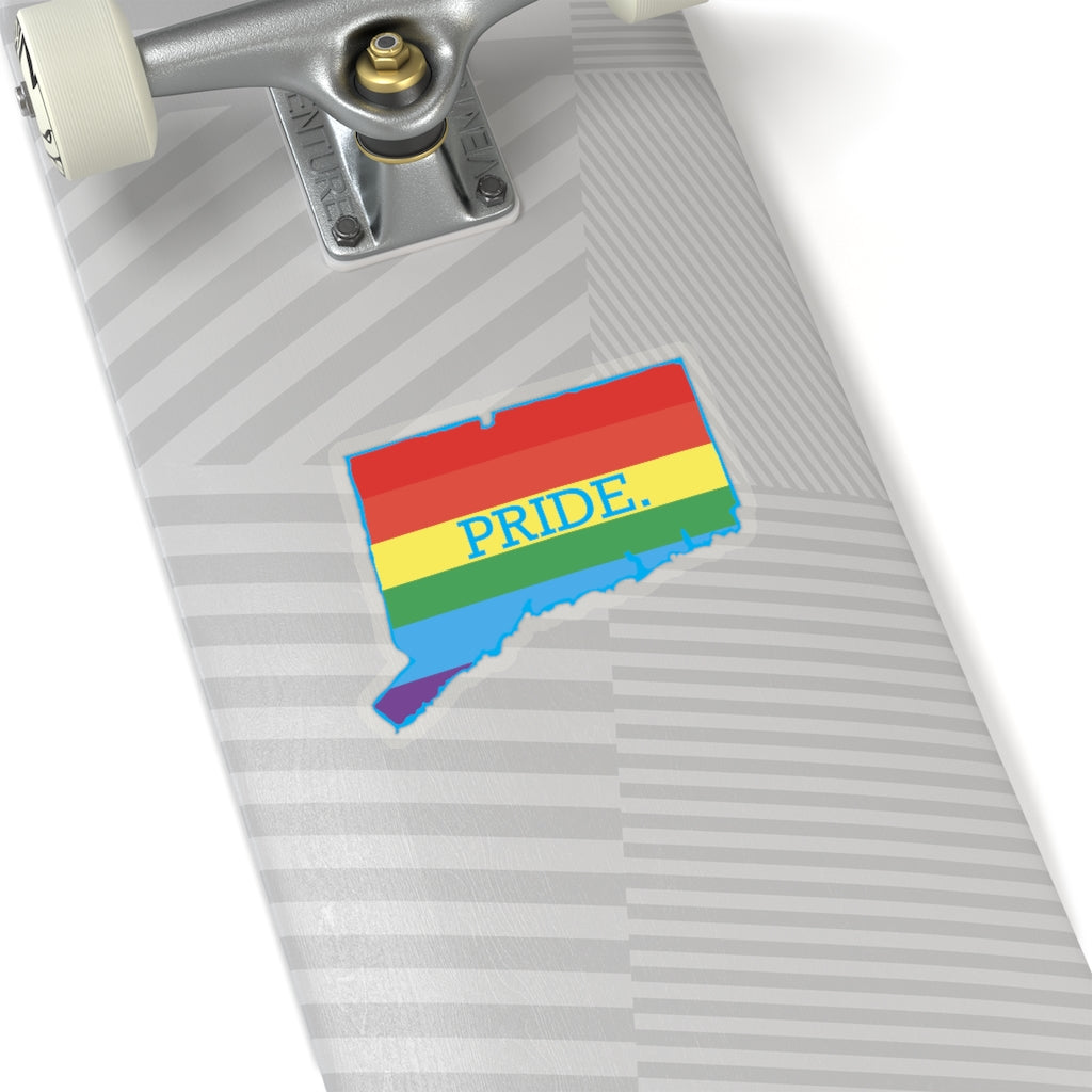 Pride in Connecticut Kiss-Cut Stickers