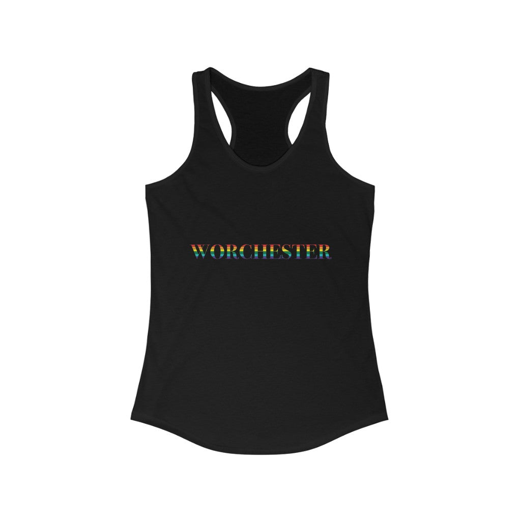 Worchester Rainbow Women's Ideal Racerback Tank