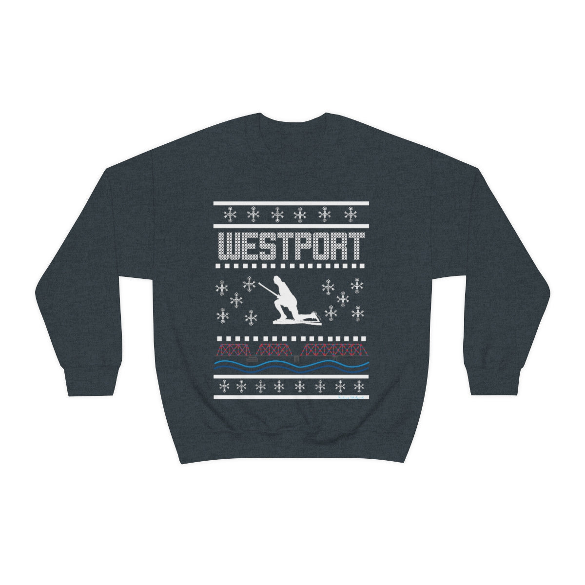 Westport Holiday Sweater Unisex Heavy Blend™ Crewneck Sweatshirt