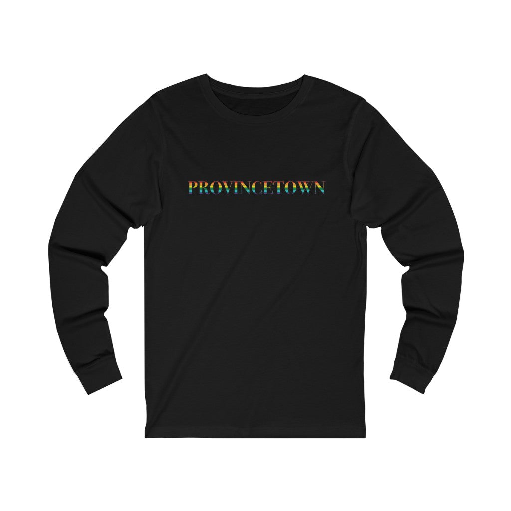 Provincetown Rainbow Unisex Jersey Long Sleeve Tee