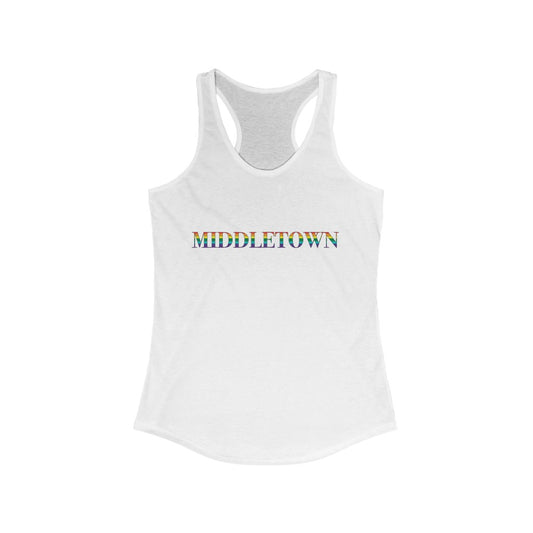 Middletown Rainbow Women's Ideal Racerback Tank