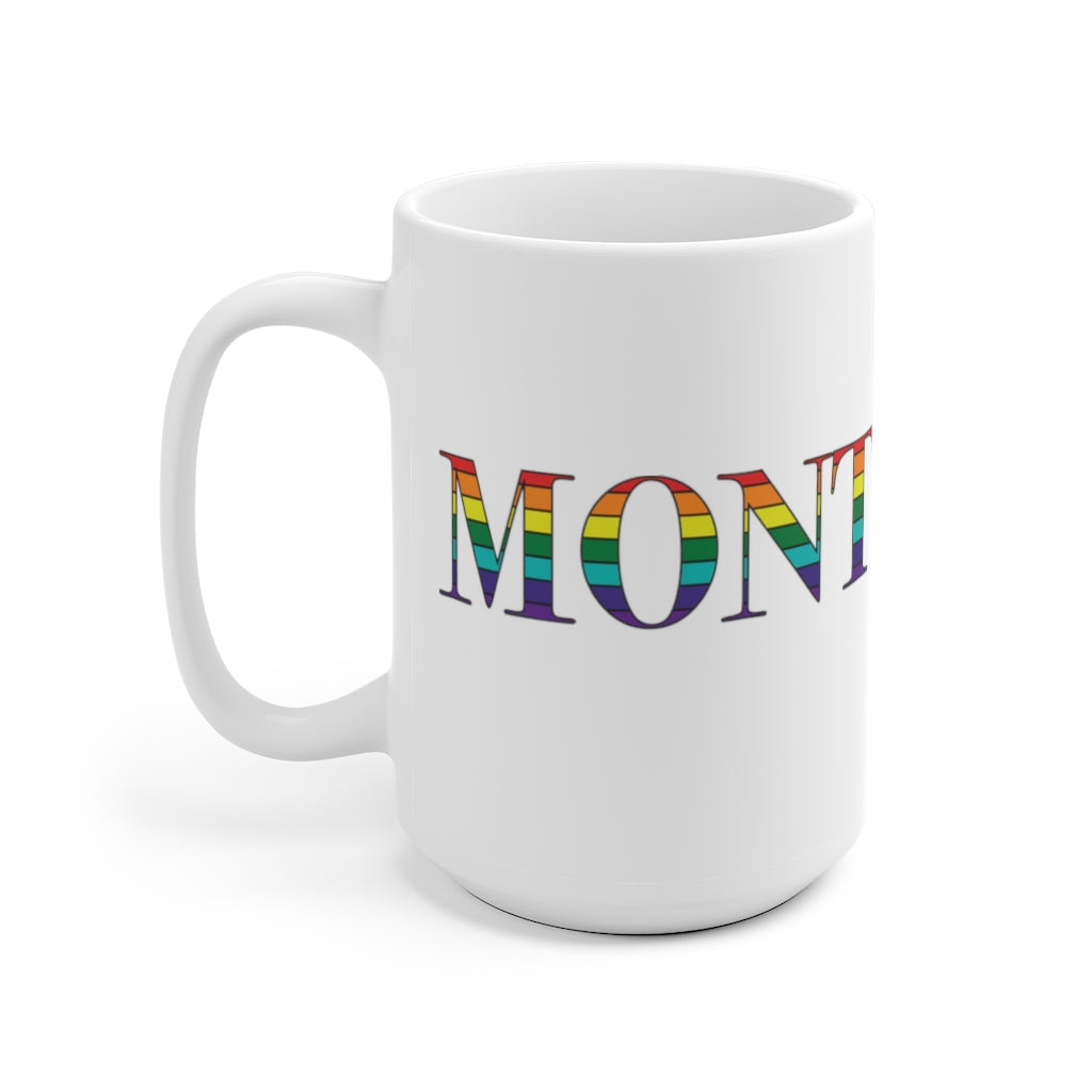 Montpelier Rainbow White Ceramic Mug