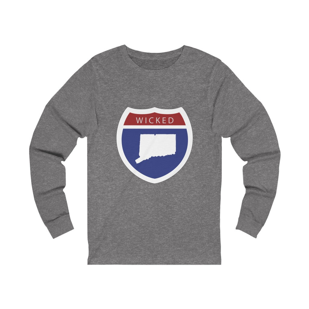 Wicked Connecticut Interstate Unisex Jersey Long Sleeve Tee