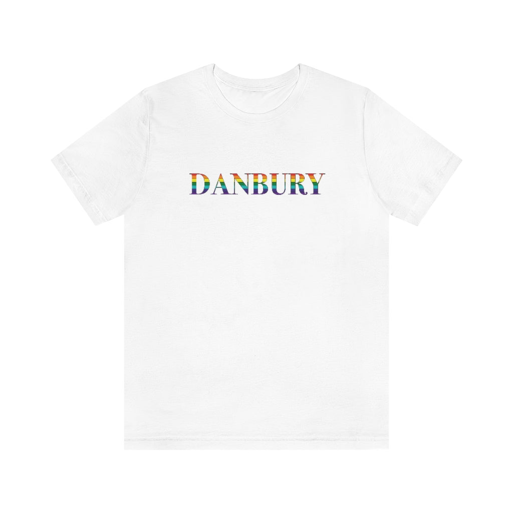 Danbury rainbow, danbury pride tee shirt