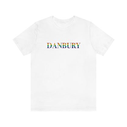 Danbury rainbow, danbury pride tee shirt