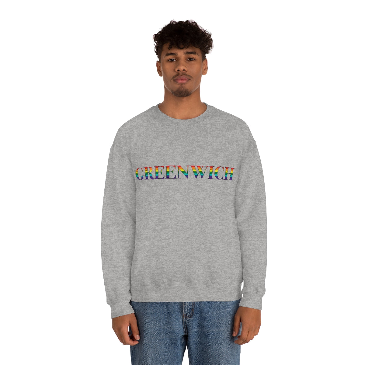 Greenwich Rainbow Unisex Heavy Blend™ Crewneck Sweatshirt