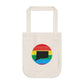 Connecticut Rainbow Organic Canvas Tote Bag