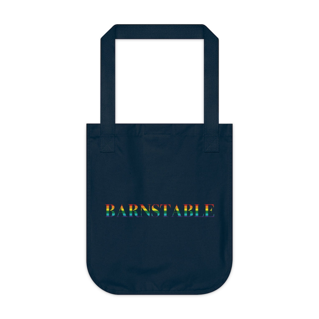 Barnstable Rainbow Organic Canvas Tote Bag