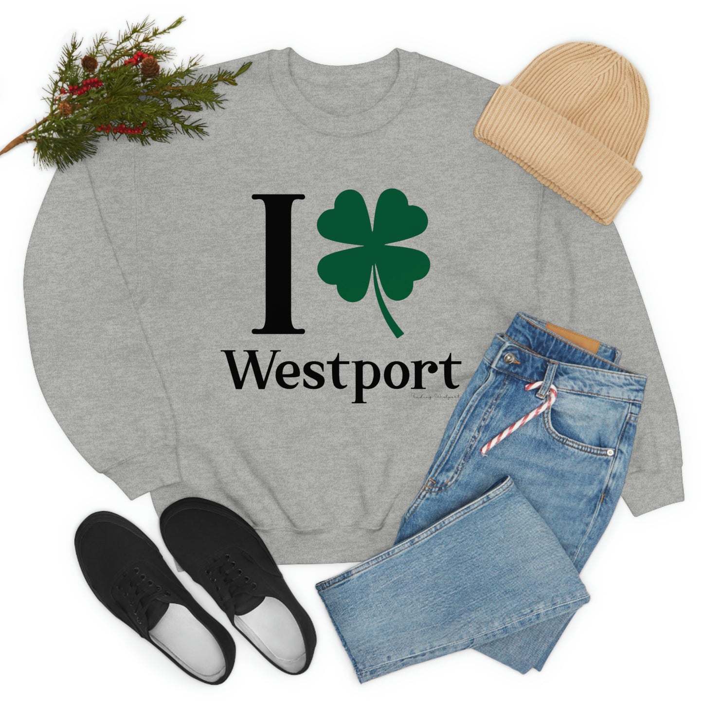 I Clover Westport Unisex Heavy Blend™ Crewneck Sweatshirt