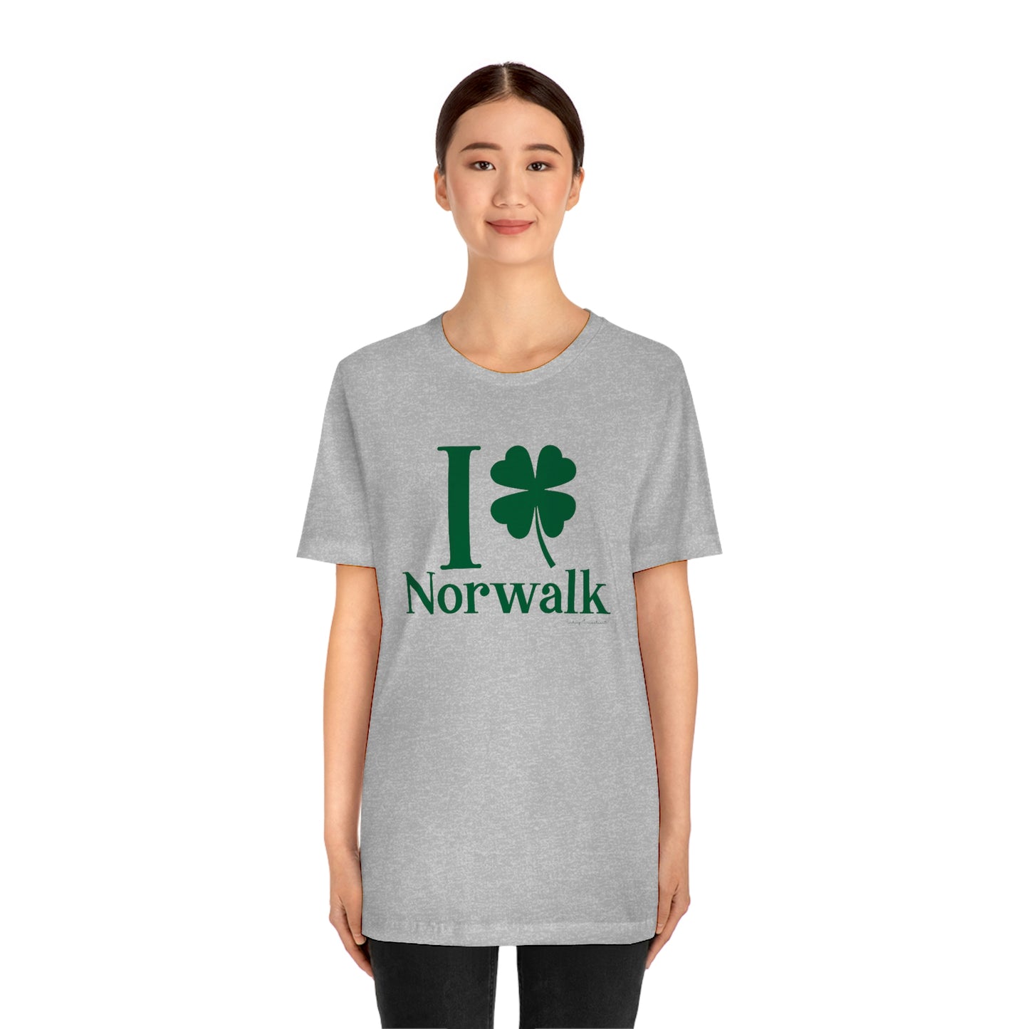 I Clover Norwalk (Green)  Unisex Jersey Short Sleeve Tee