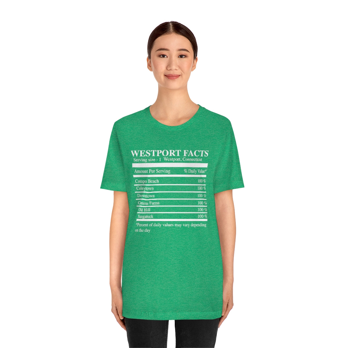 westport facts tee shirt