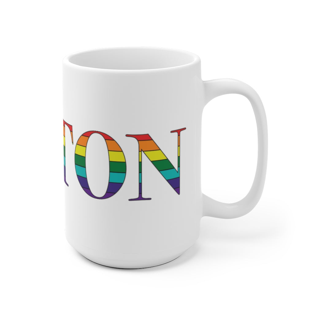 Wilton Rainbow White Ceramic Mug