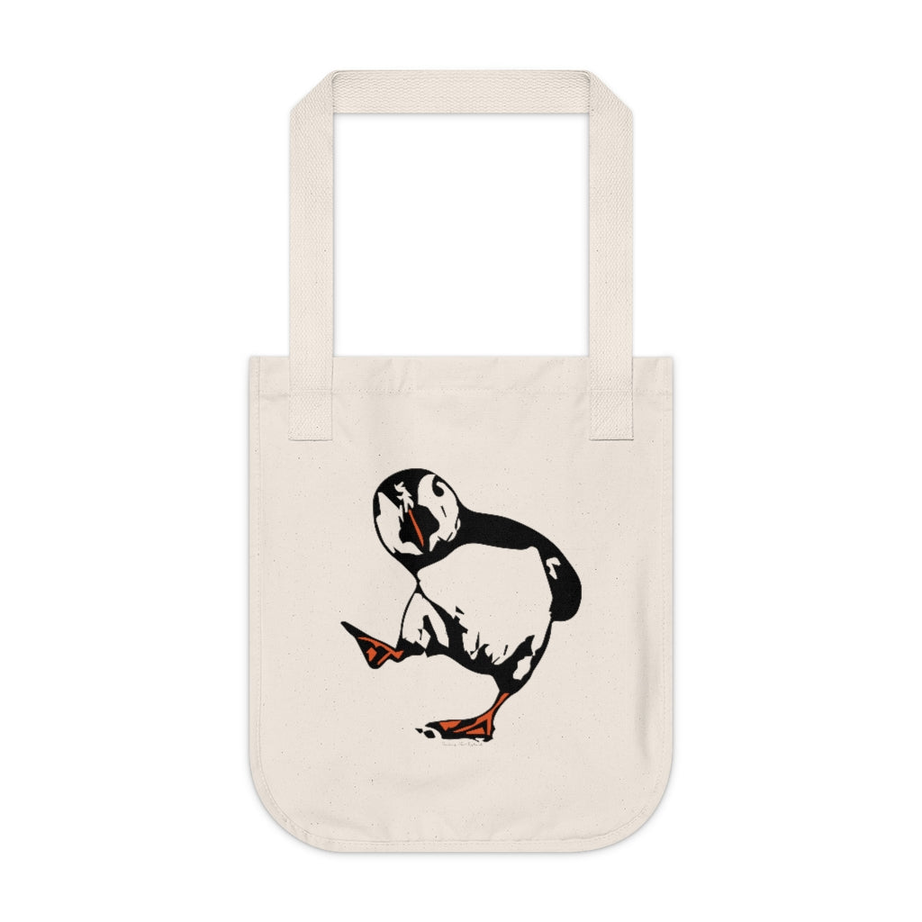 Puffin tote bag