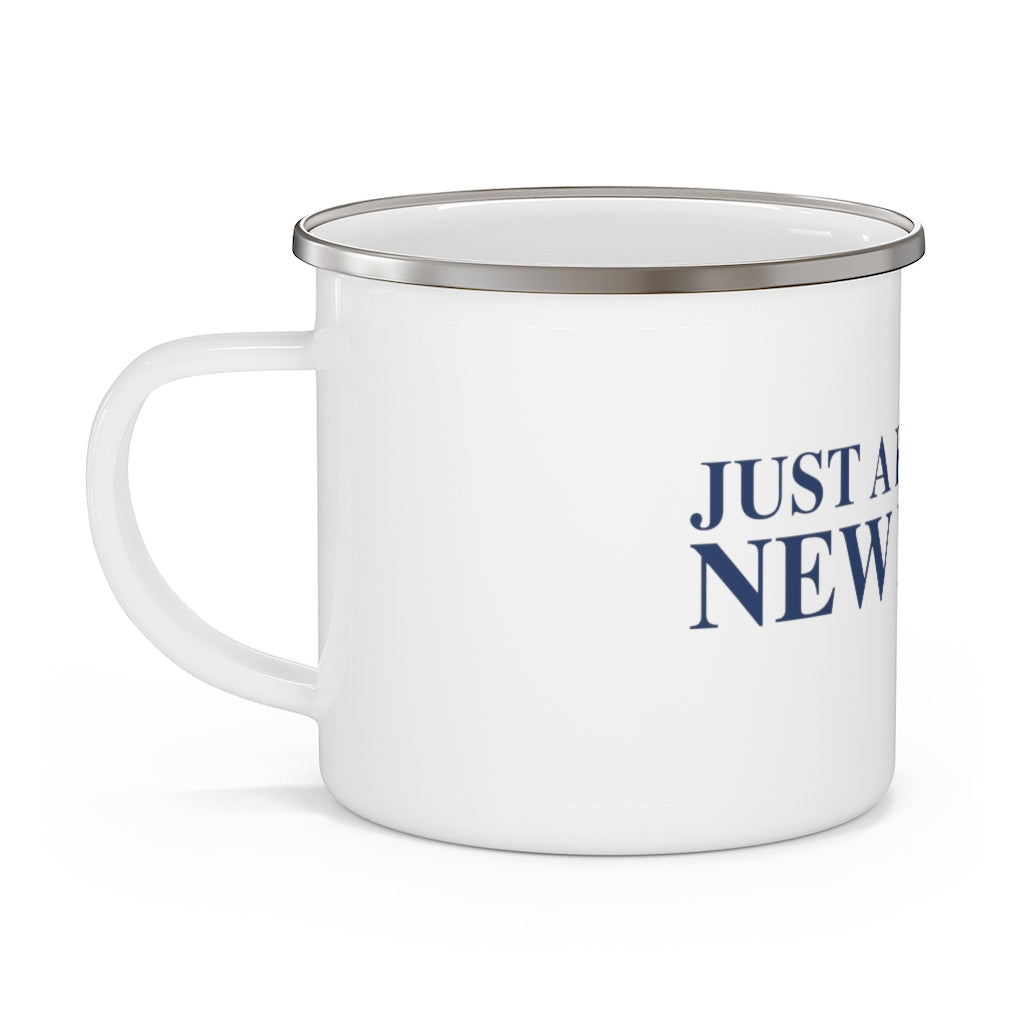 Just a kid from New Haven Enamel Camping Mug