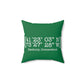 Danbury Coordinates Spun Polyester Square Pillow