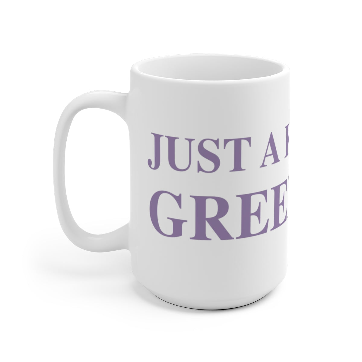 Just a kid from Greenwich White Ceramic Mug