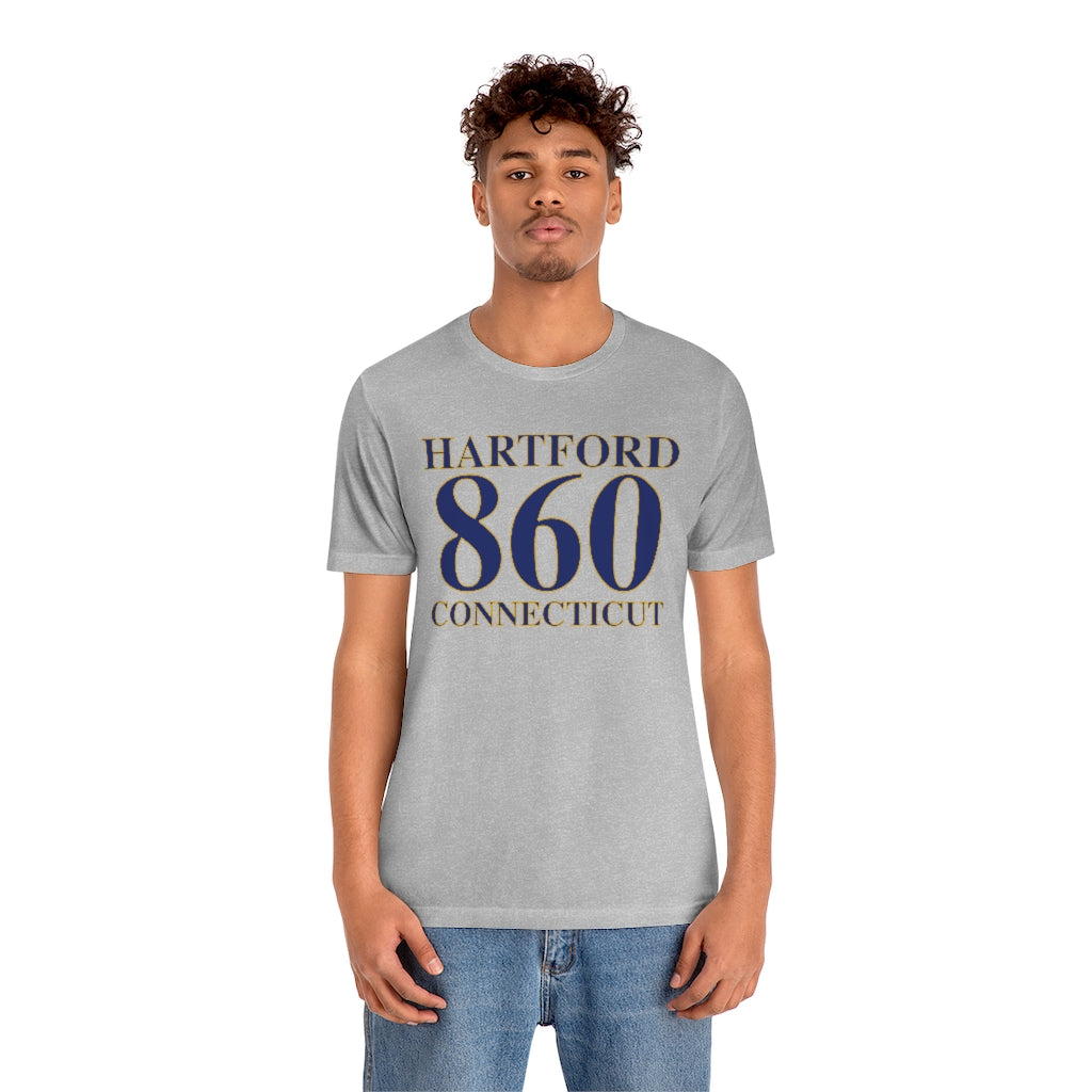 Hartford 860 Connecticut Unisex Jersey Short Sleeve Tee 860 Hartford Collection. Inspired by the Connecticut flag and the 860! Show off for your pride for Connecticut and Hartford!   Proceeds of this collection go to help build Finding Connecticut’s website and brand. • Free USA shipping   Click here to go to our home page  